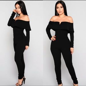 Fashion Nova Black Jumpsuit